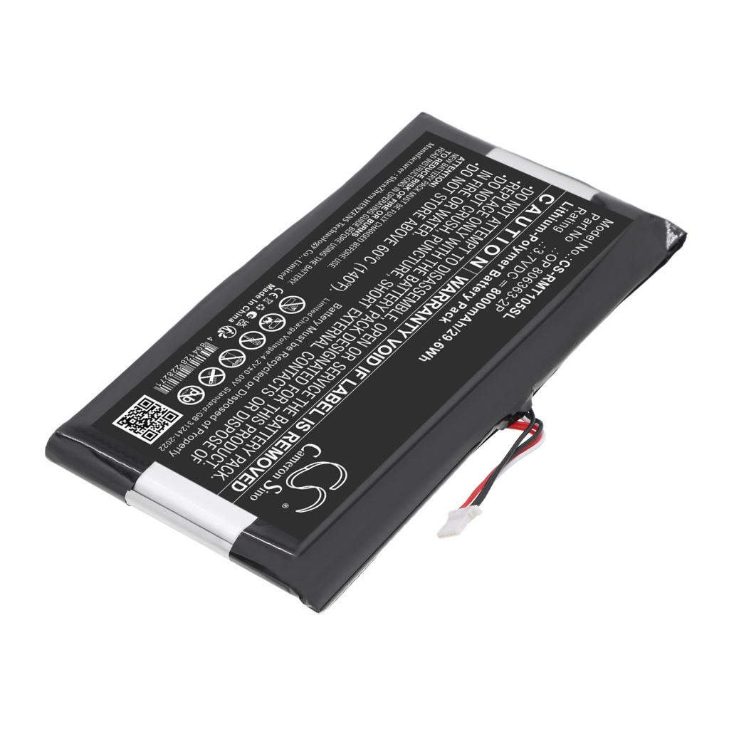 Baterie kompatibilní s RAND McNally TND-1050 TND-1050 CS-RMT105SL