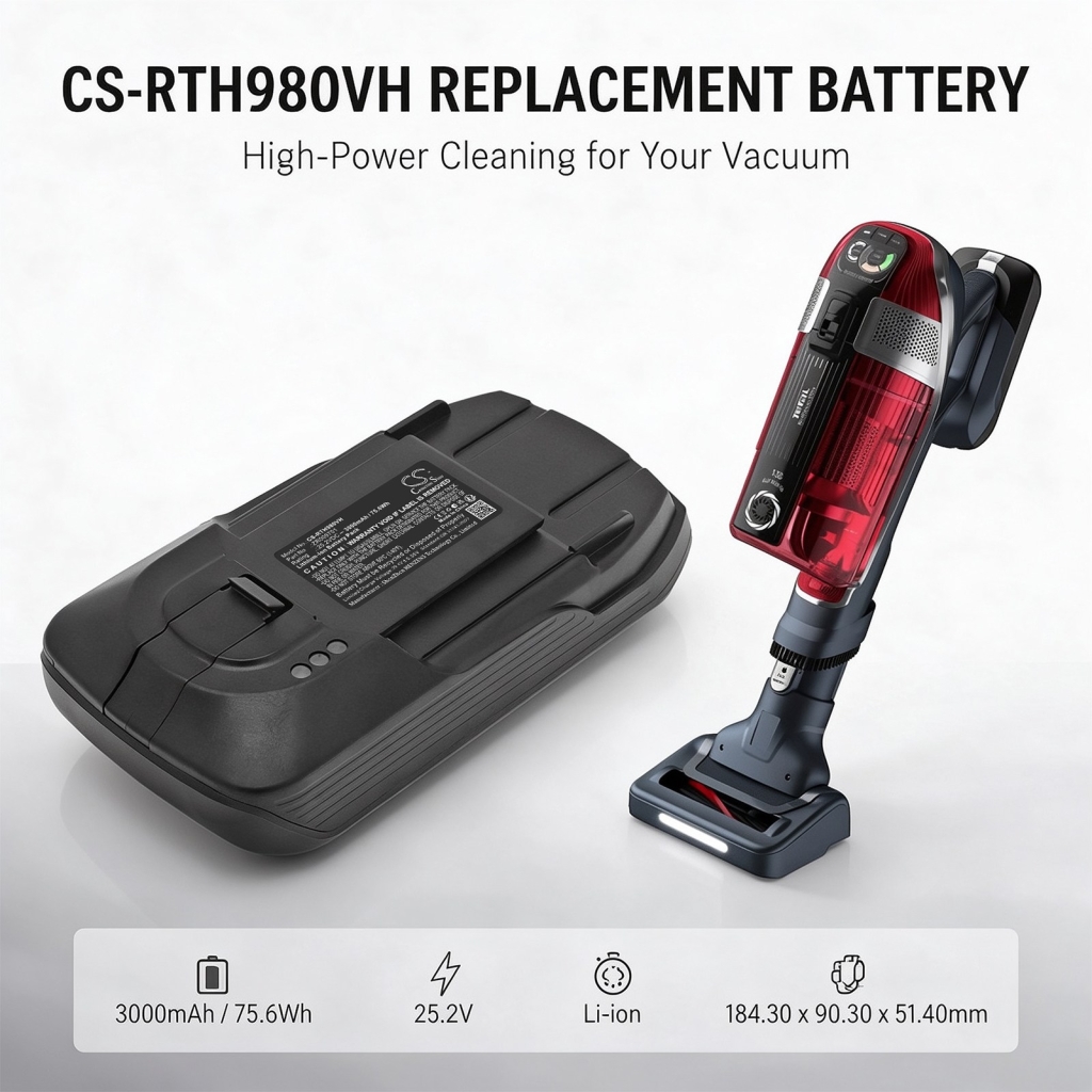Batérie kompatibilné s Rowenta RH 9811 WO 4Q0 9812 WO 4Q0 9829 WO 4Q0 CS-RTH980VH