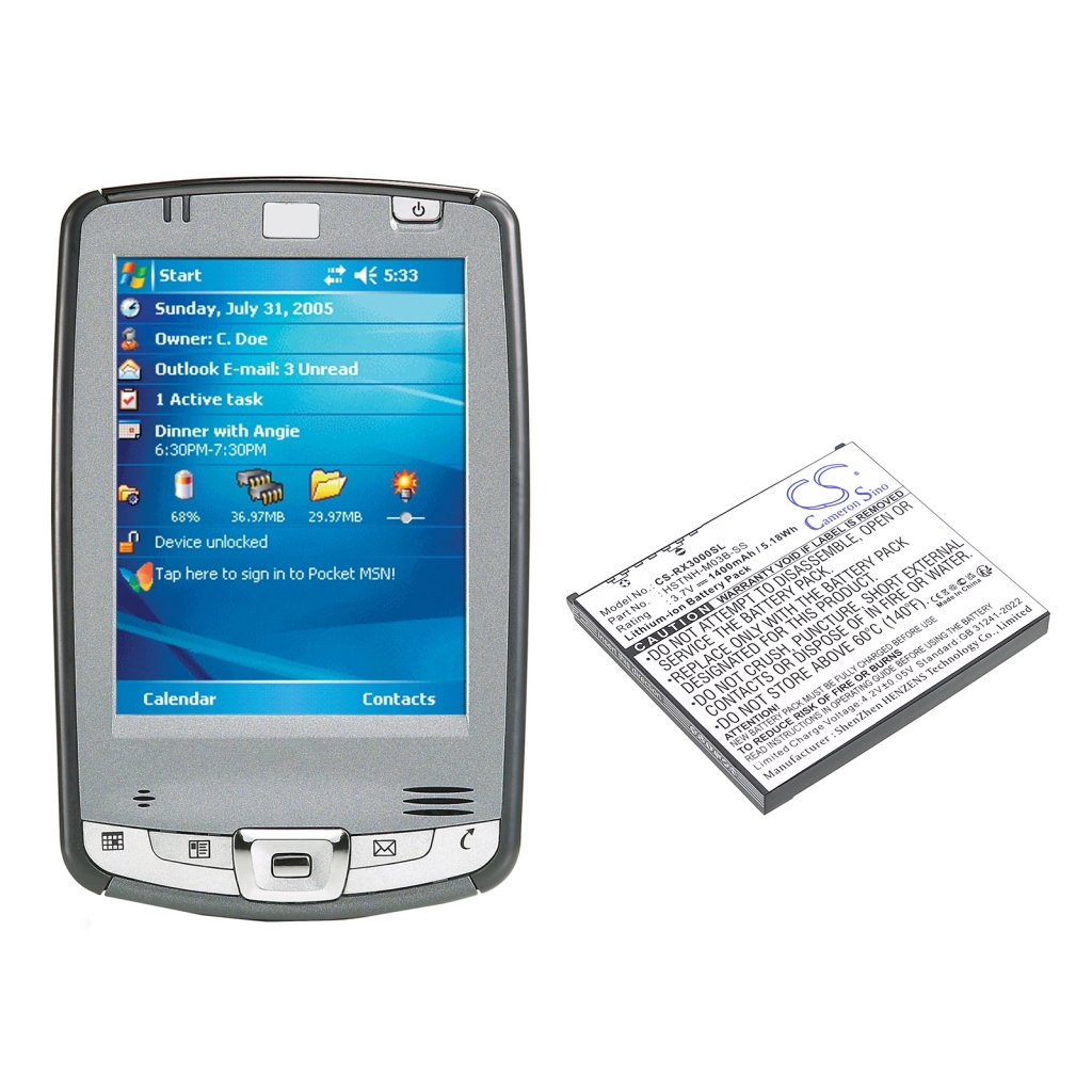 Batéria pre tablet HP CS-RX3000SL