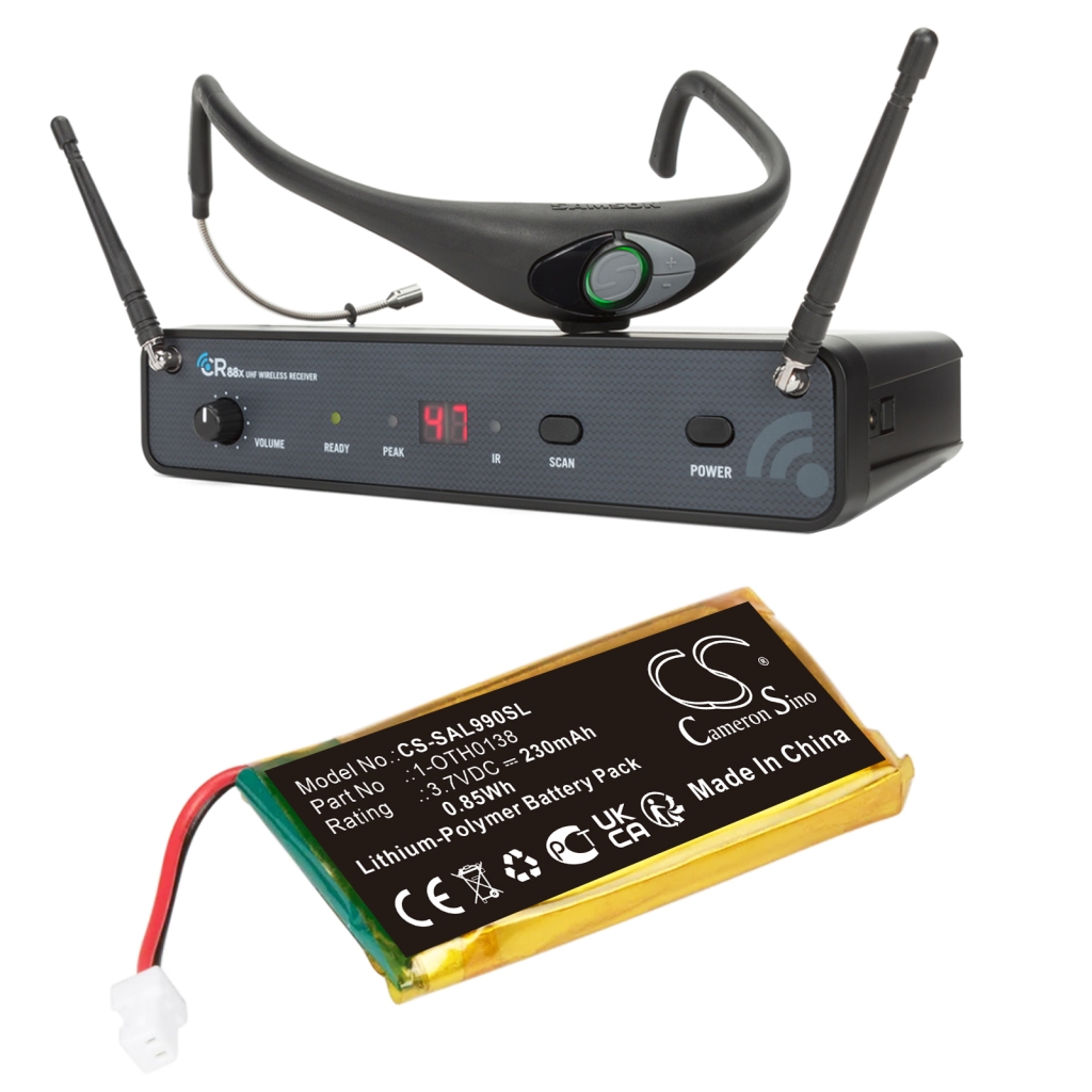 Baterie do bezdrátových sluchátek a headsetů Samson CS-SAL990SL