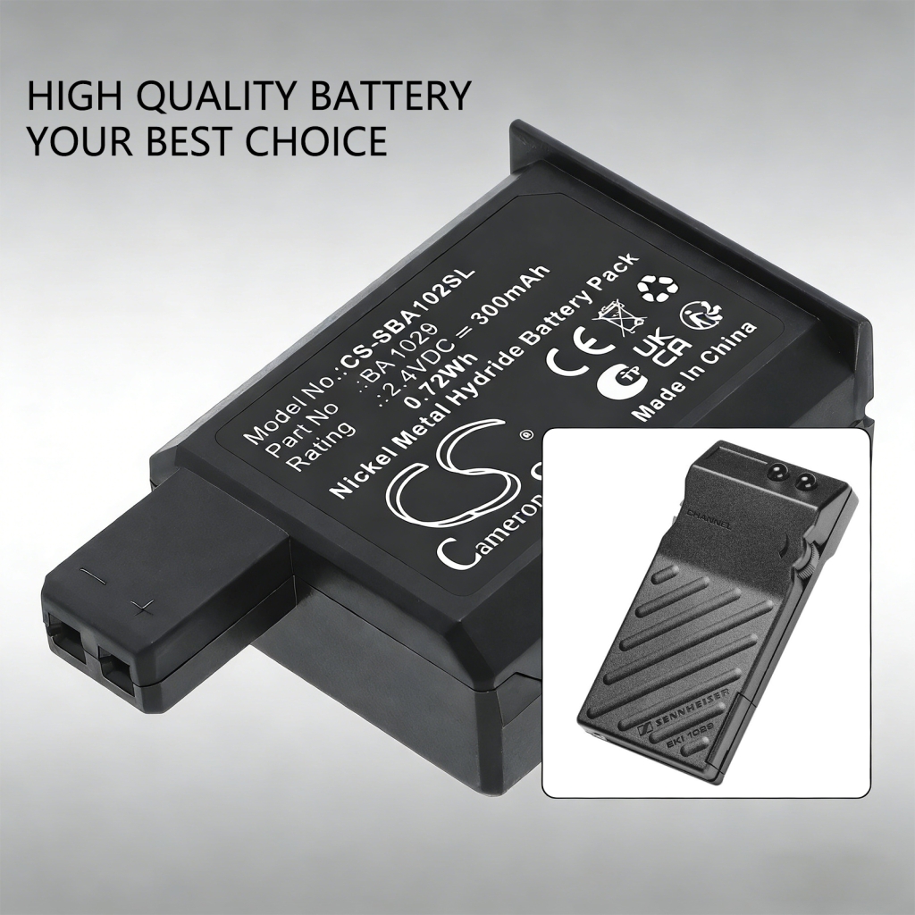 Baterie Nahrazuje Sennheiser BA1029