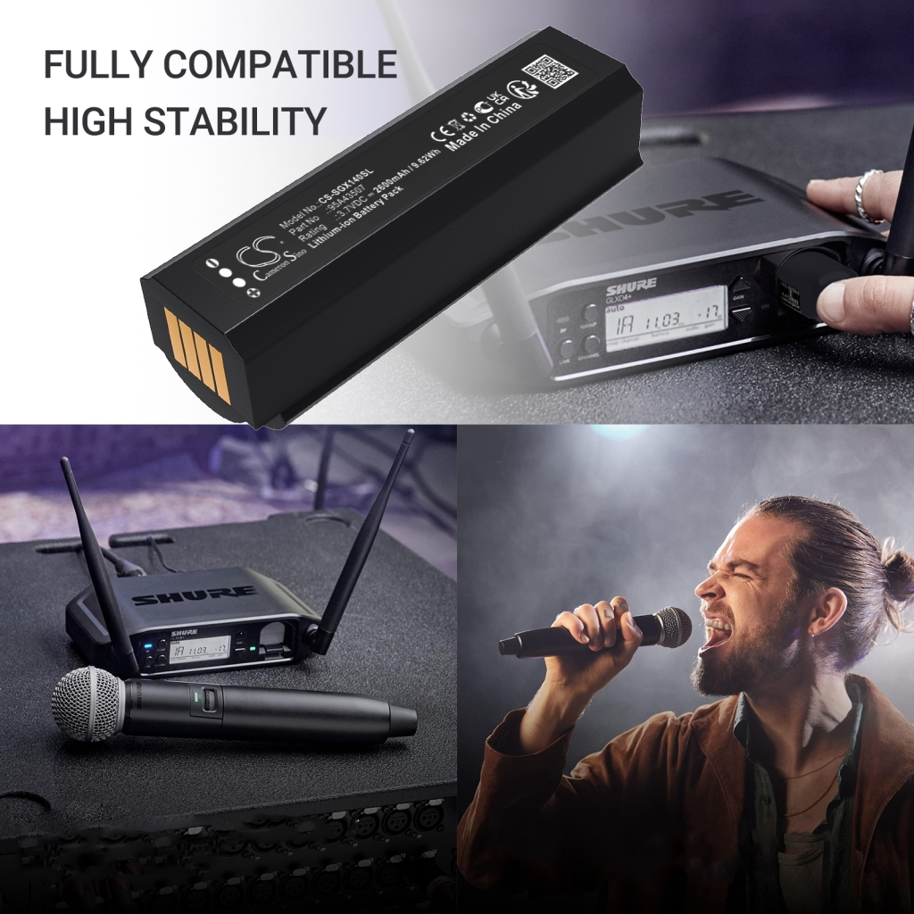 Batéria pre mikrofón Shure CS-SGX140SL