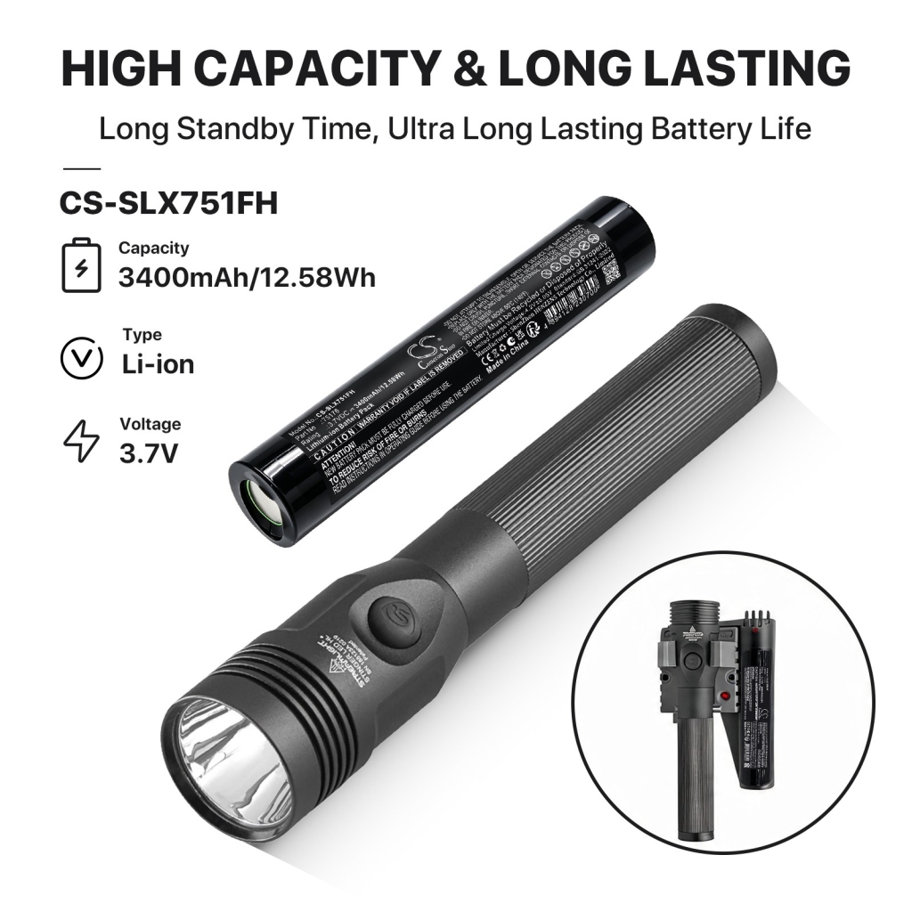Batérie kompatibilné s Streamlight Stinger LED CS-SLX751FH