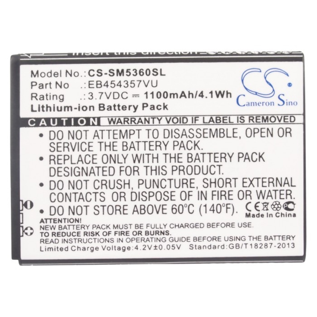 Batérie pre mobilné telefóny Samsung CS-SM5360SL
