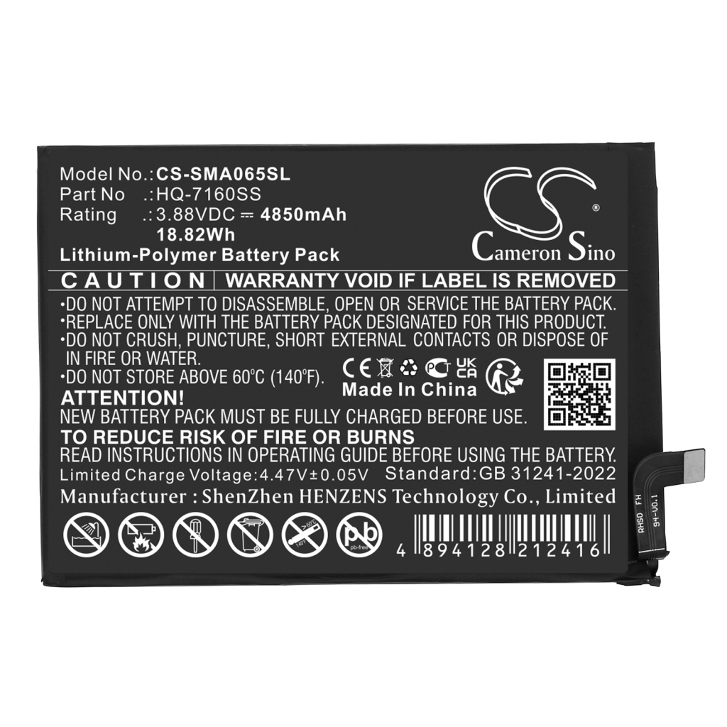 Batérie pre mobilné telefóny Samsung CS-SMA065SL
