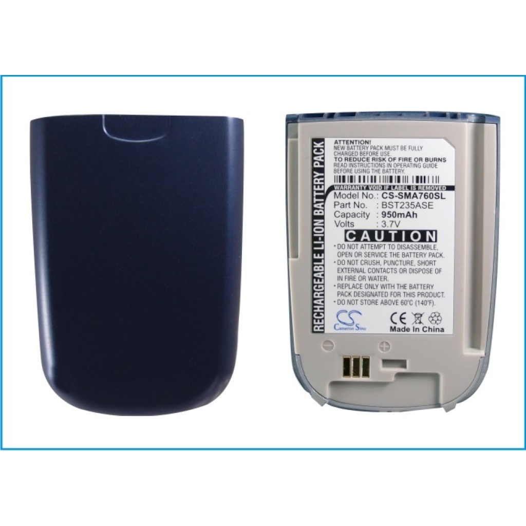 Batérie pre mobilné telefóny Samsung CS-SMA760SL