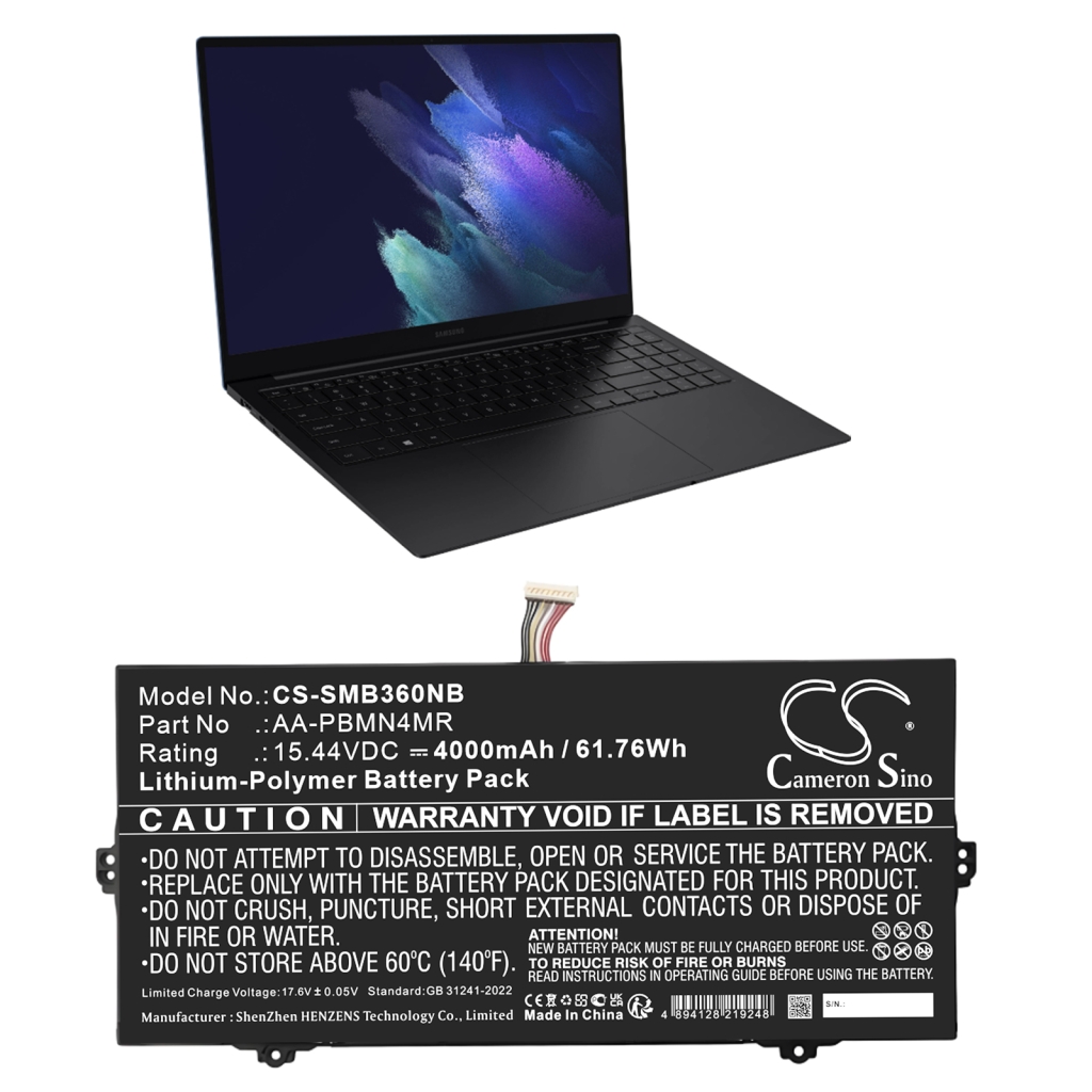 Notebook battery Samsung CS-SMB360NB