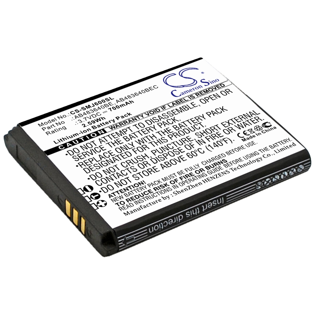 Batérie pre mobilné telefóny Samsung CS-SMJ600SL