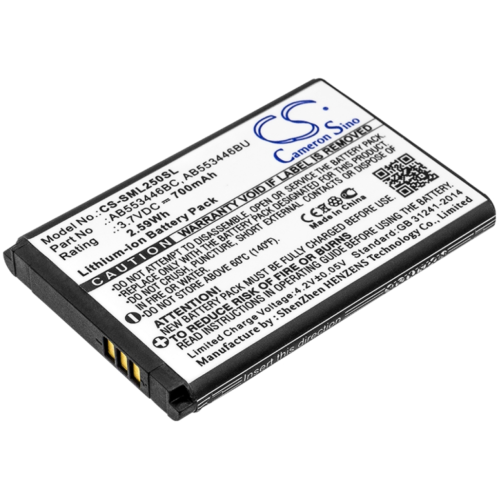 Batérie pre mobilné telefóny Samsung CS-SML250SL