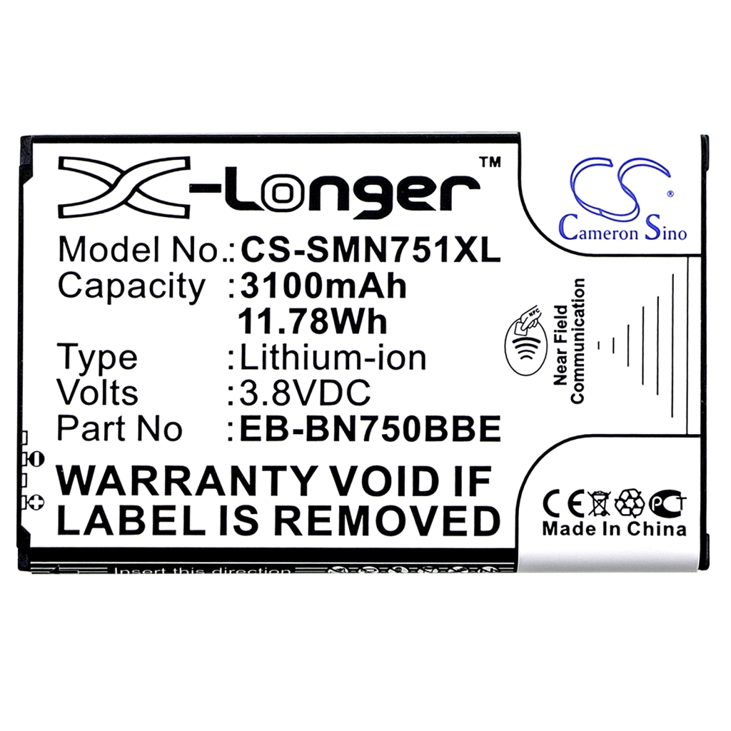 Mobile Phone Battery Samsung SM-N750S