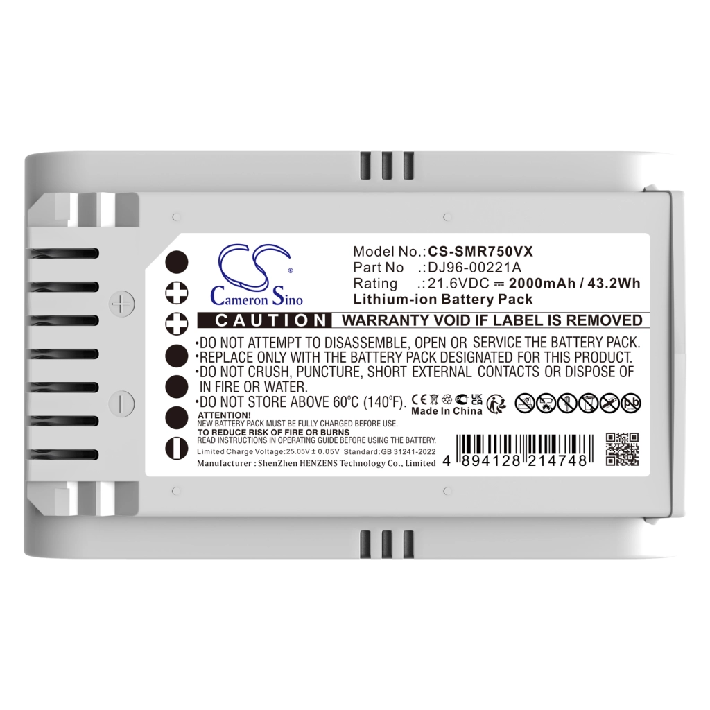 Baterie do vysavačů Samsung CS-SMR750VX