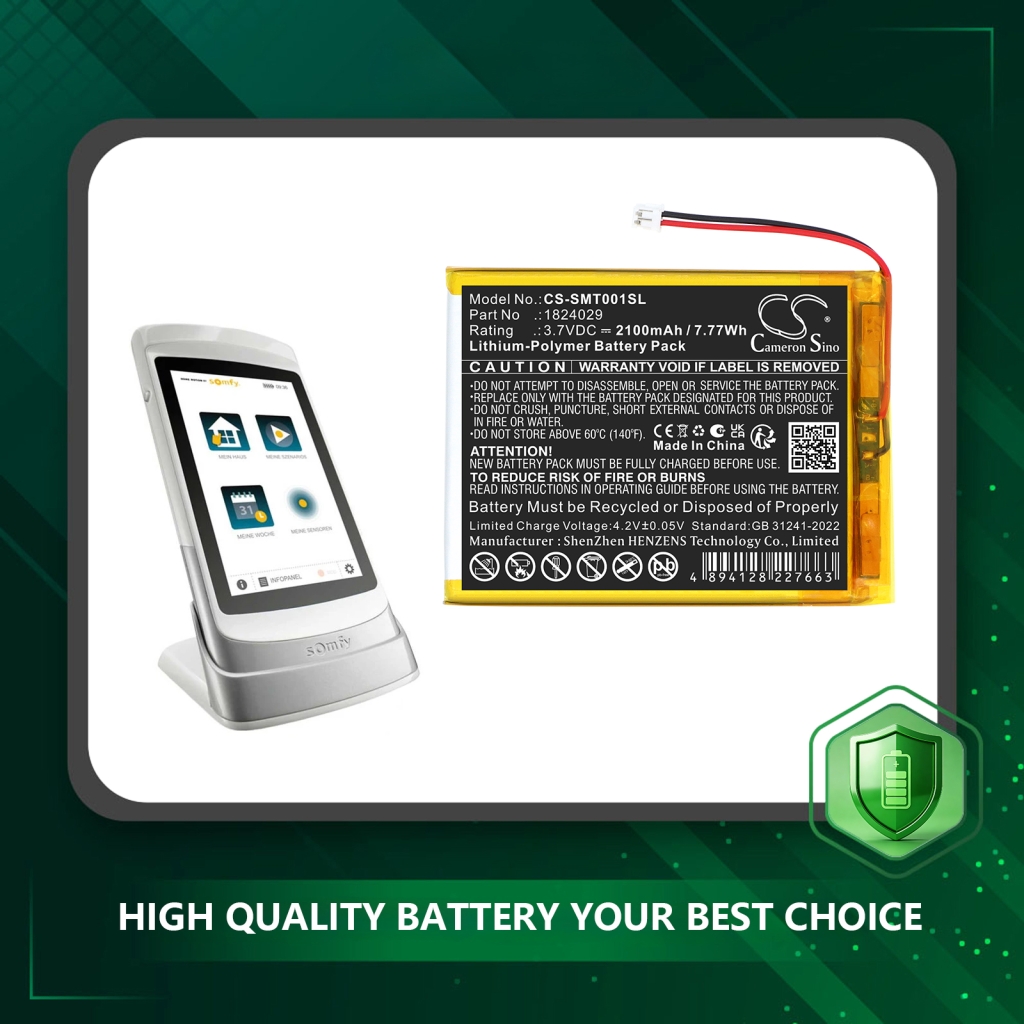 Batéria kompatibilné s Somfy CS-SMT001SL
