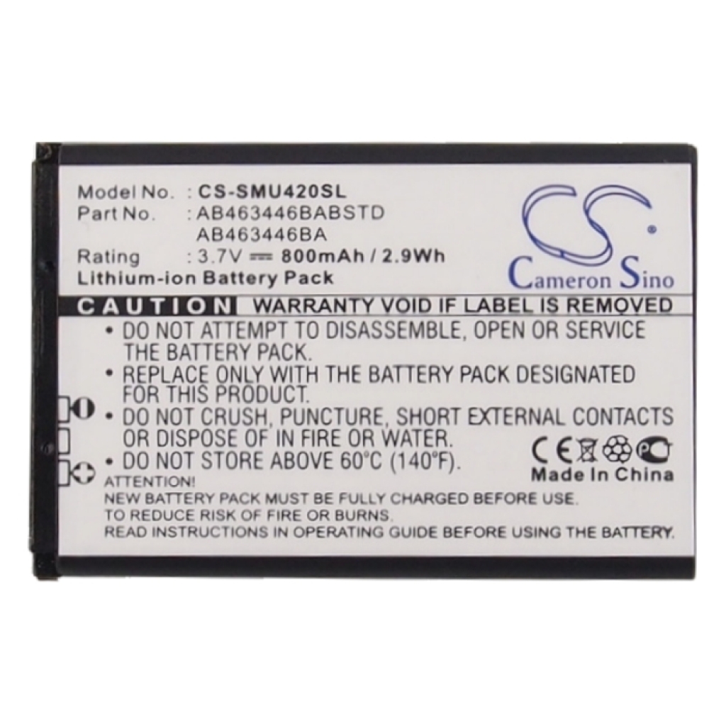 Battery Replaces BSTDAB553446BA