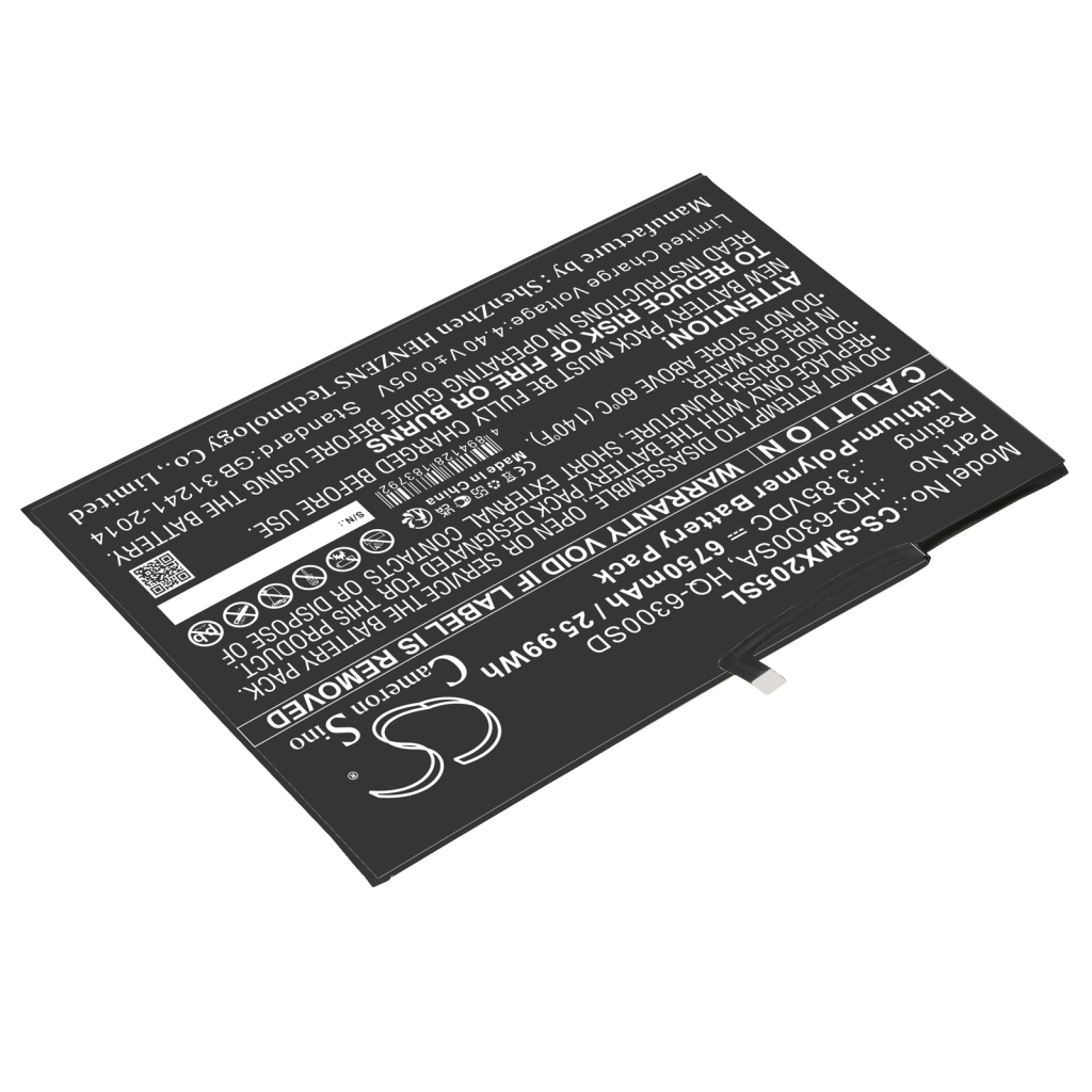 Batéria pre tablet Samsung CS-SMX205SL