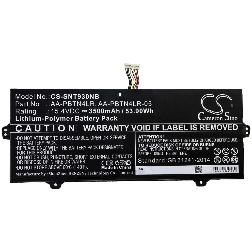 Notebook battery Samsung NT950SBV