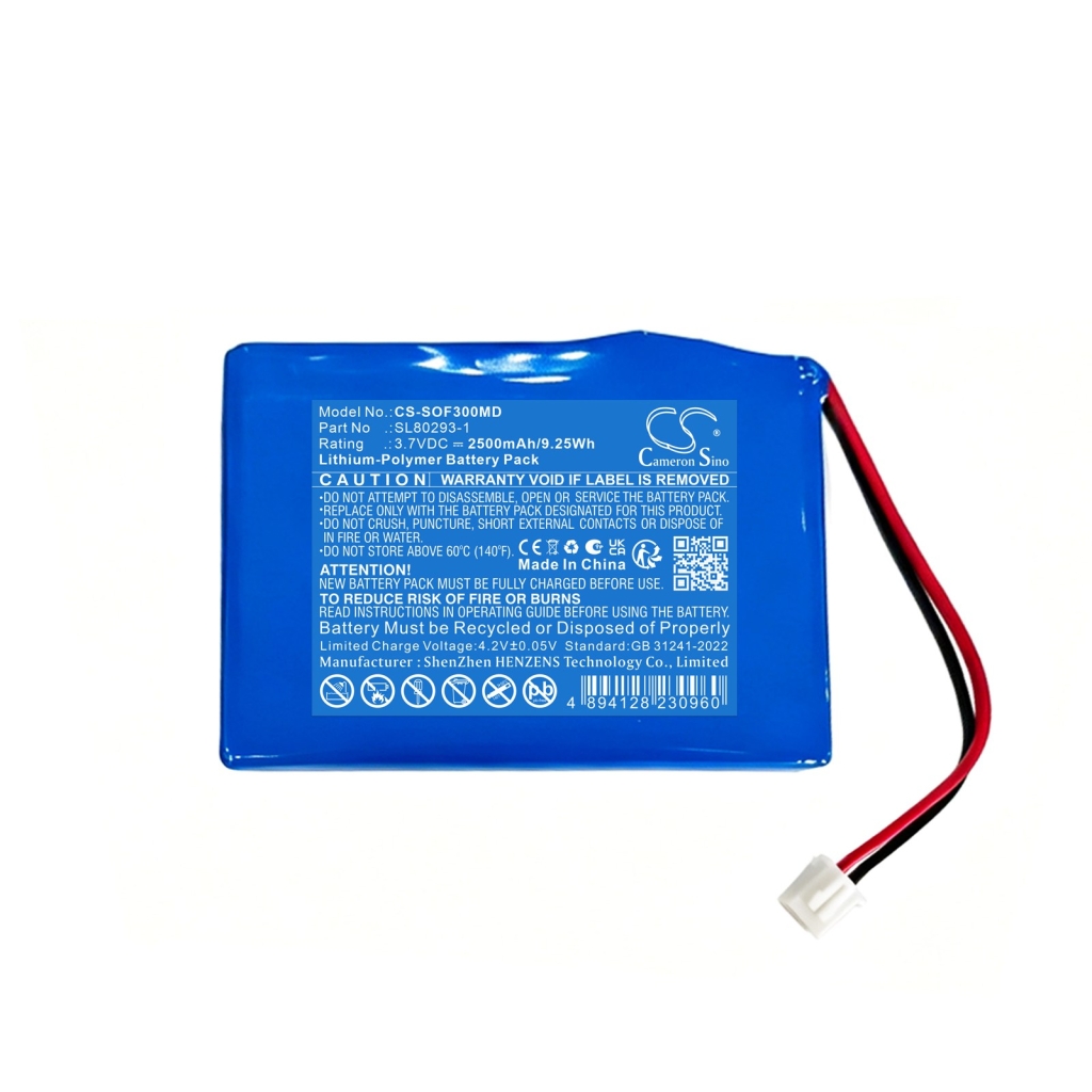 Baterie kompatibilní s OSEN ECG 3000F CS-SOF300MD