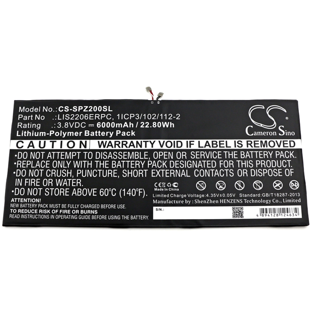 Batéria pre tablet Sony CS-SPZ200SL