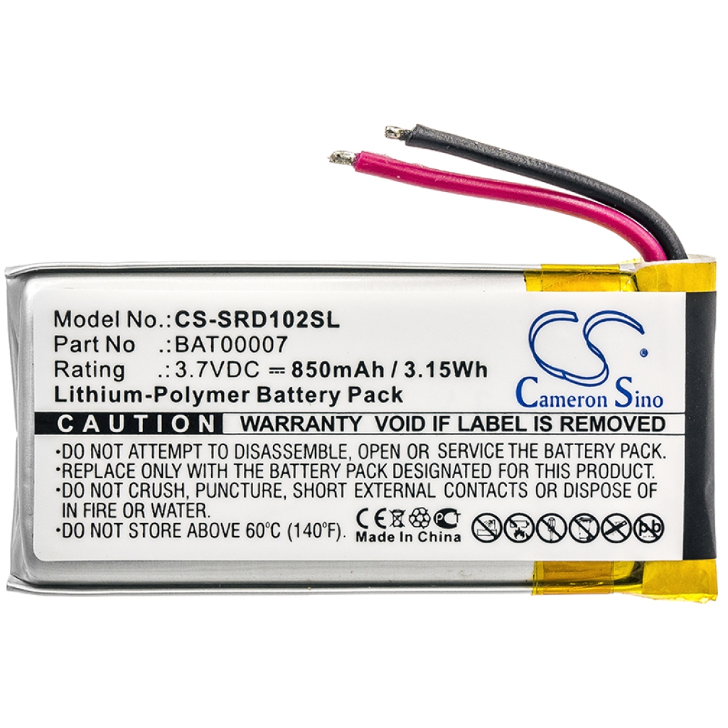 Batéria do bezdrôtovej náhlavnej súpravy Cardo CS-SRD102SL