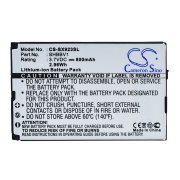 CS-SX923SL<br />Batérie pre   nahrádza batériu SHBBV1