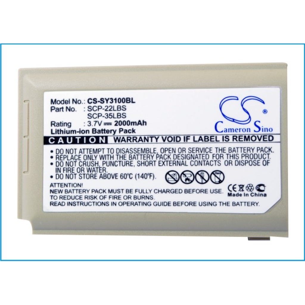 Baterie kompatibilní s Sanyo CS-SY3100BL