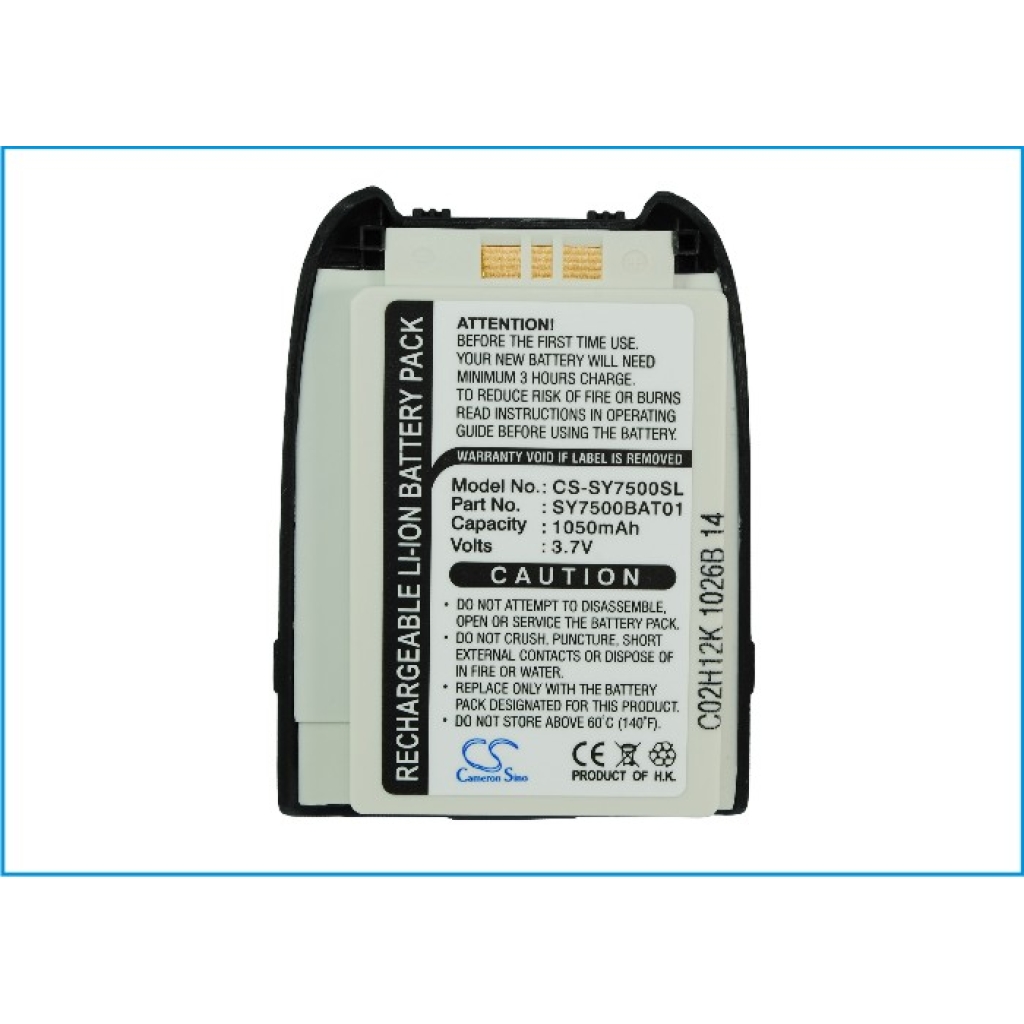 Batérie pre mobilné telefóny Sanyo CS-SY7500SL