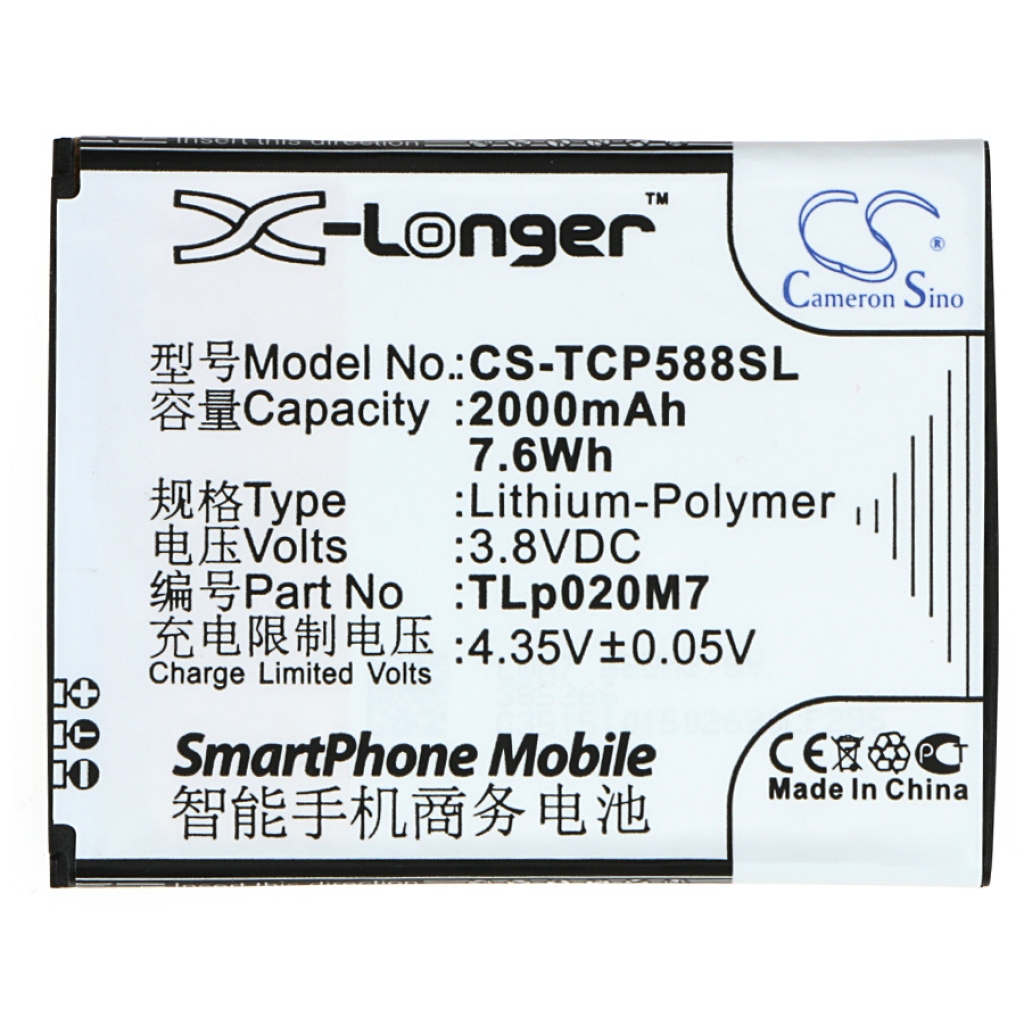 Batérie pre mobilné telefóny TCL CS-TCP588SL
