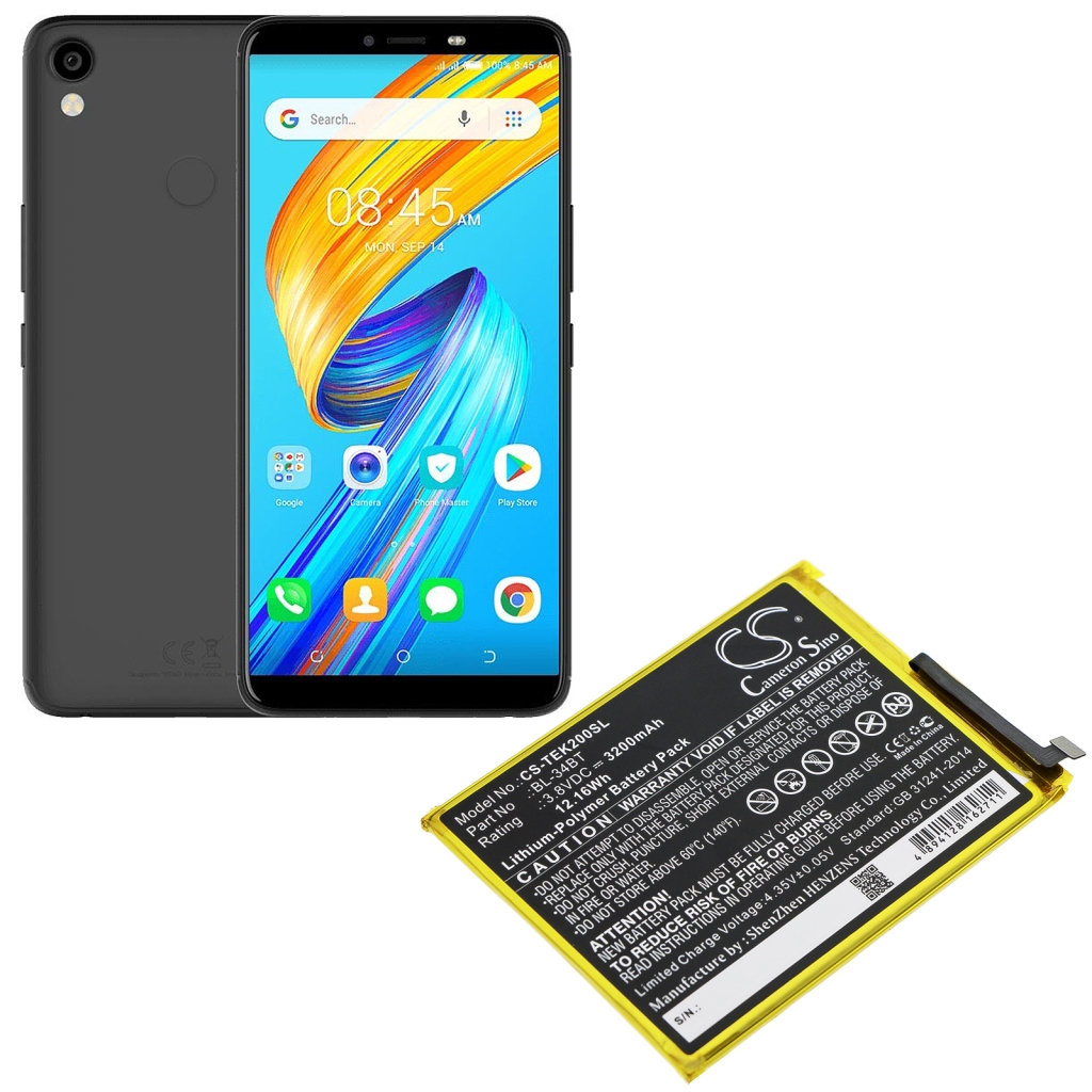 Batérie pre mobilné telefóny Tecno CS-TEK200SL