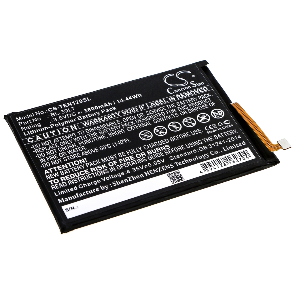 Batérie pre mobilné telefóny Tecno CS-TEN120SL
