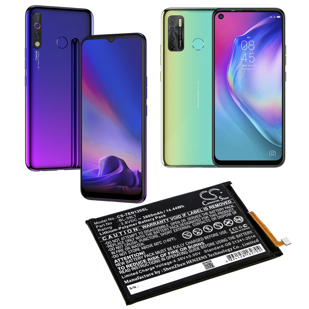 Batérie pre mobilné telefóny Tecno CS-TEN120SL