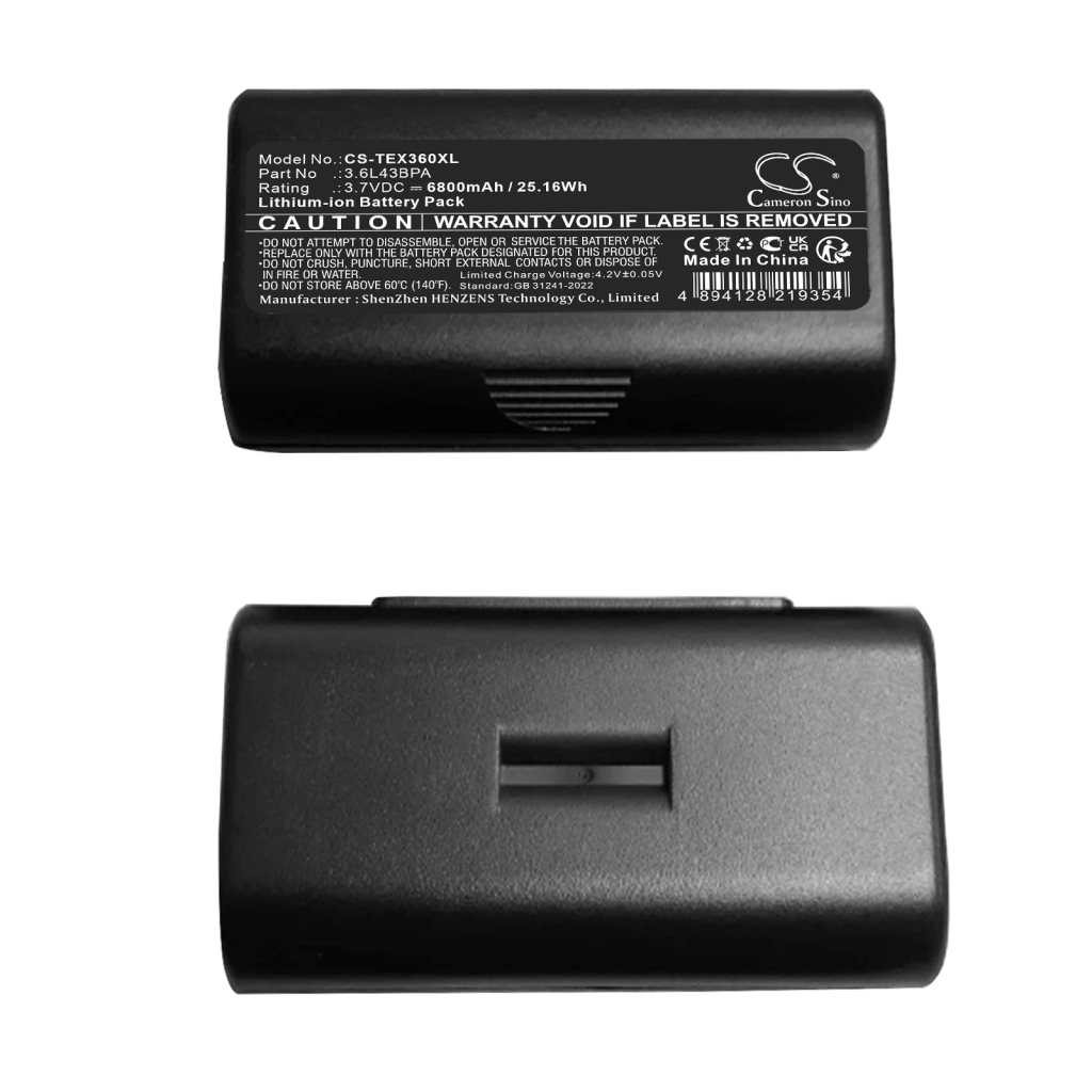 Battery Replaces 3.6L43BPA