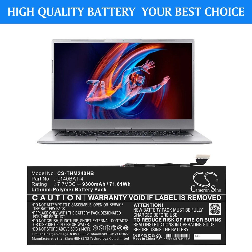 Notebook battery Wooking Jiasha ST Pro