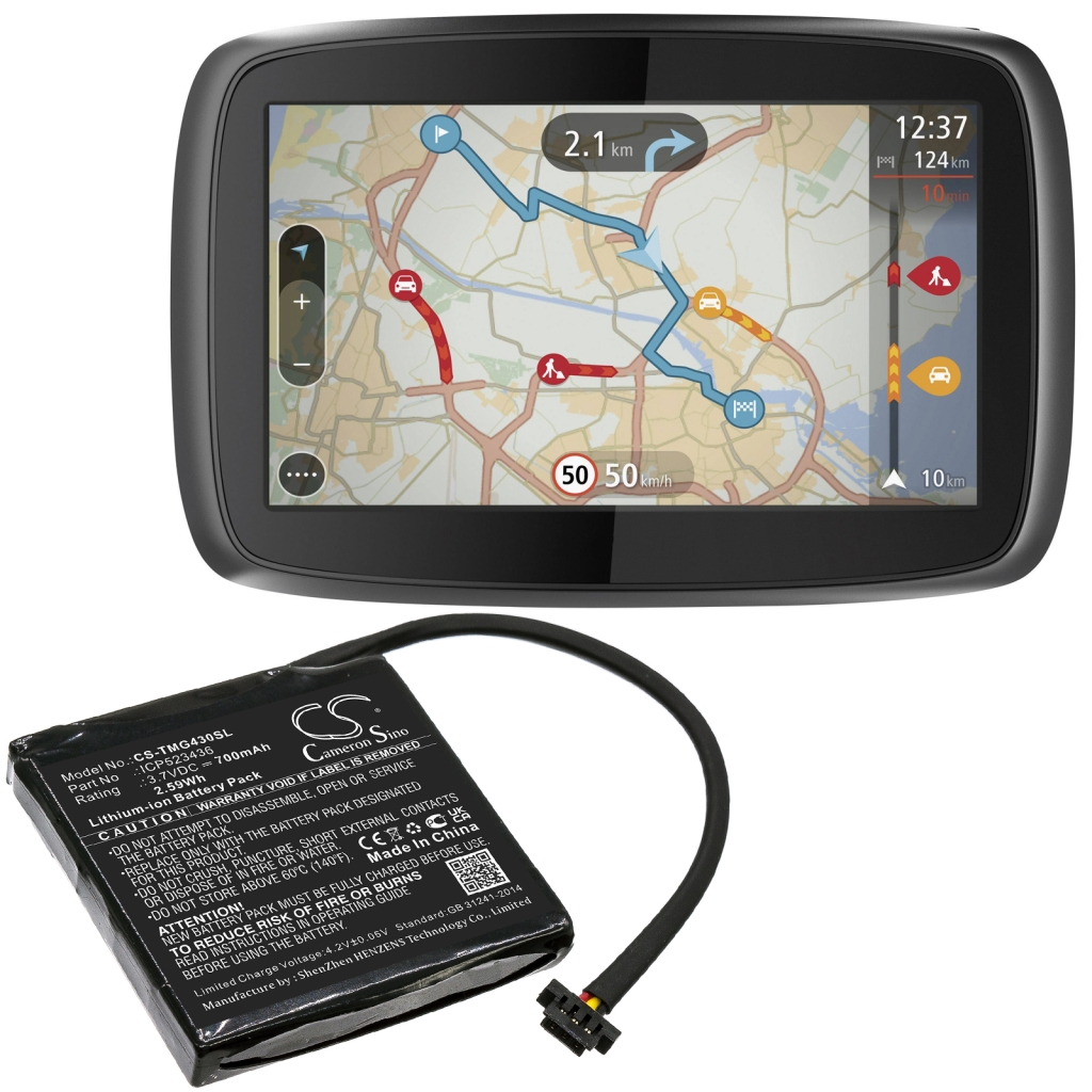 Batéria GPS, navigátora TomTom CS-TMG430SL