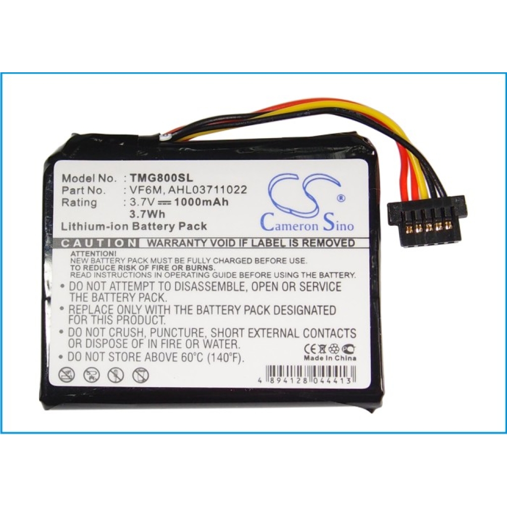 Batéria GPS, navigátora TomTom CS-TMG800SL