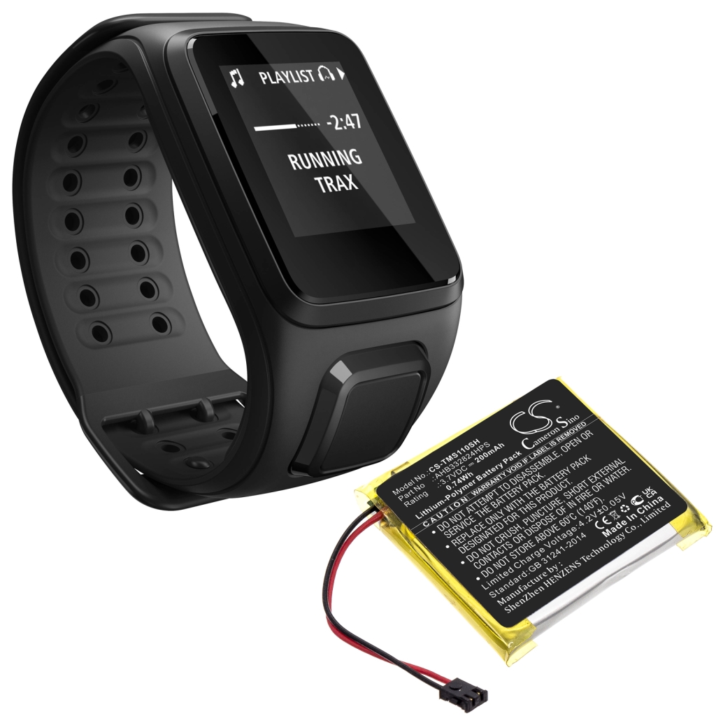 Batérie pre inteligentné hodinky Tomtom CS-TMS110SH