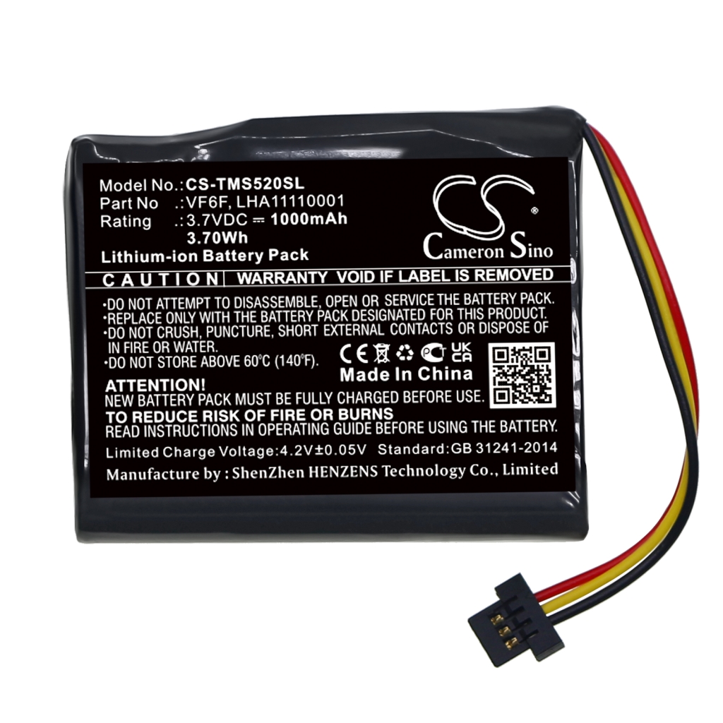 Batéria GPS, navigátora TomTom CS-TMS520SL