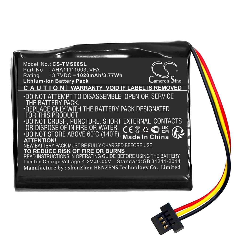 Batéria GPS, navigátora TomTom CS-TMS60SL