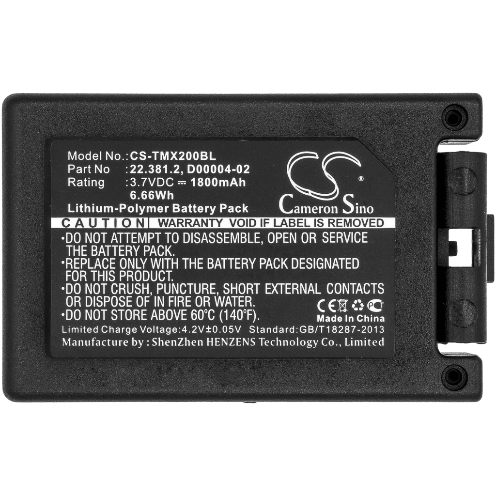 Priemyselné batérie Teleradio CS-TMX200BL