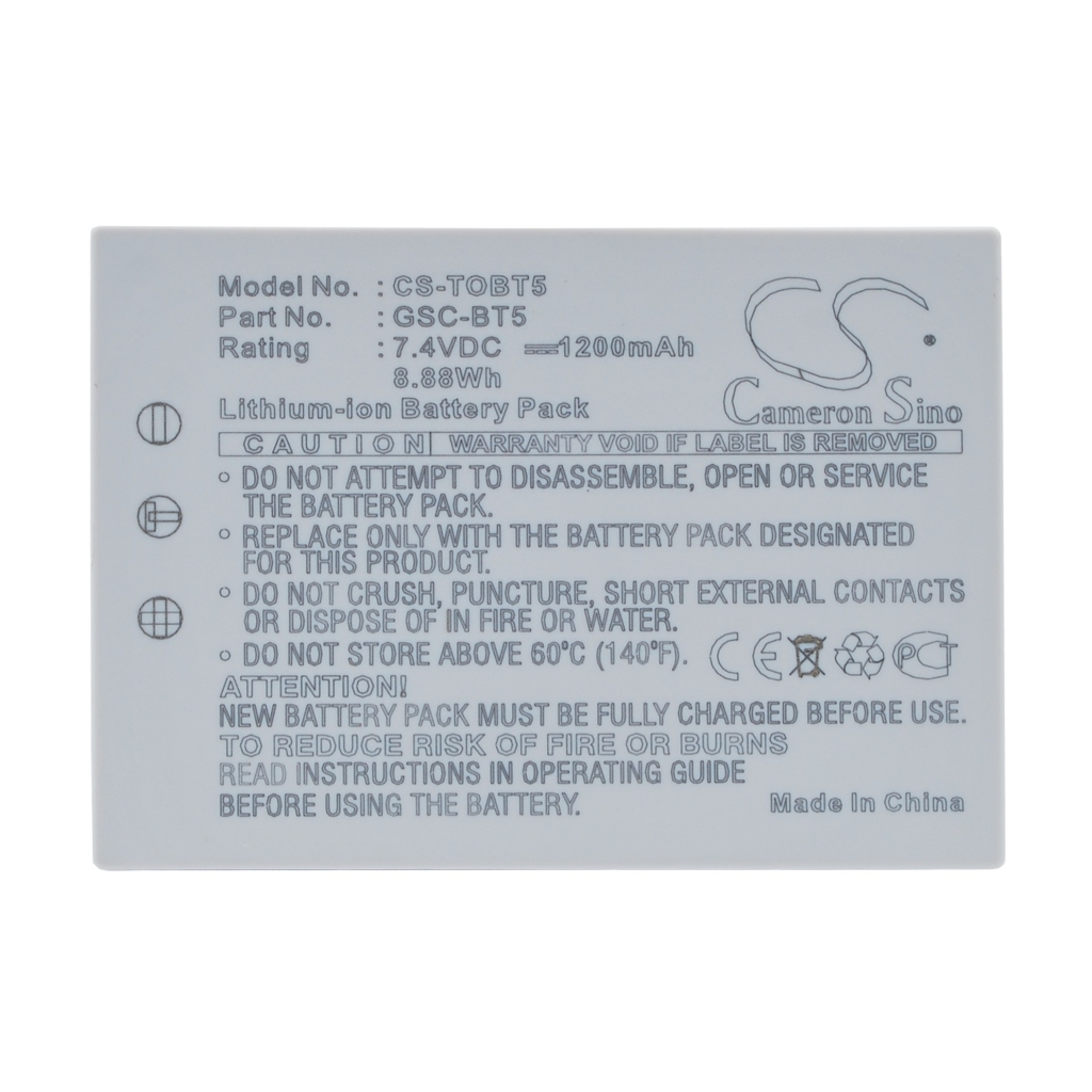 Battery compatible with Toshiba CS-TOBT5