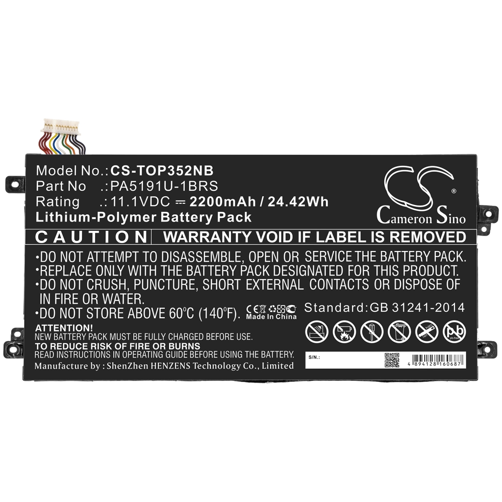 Batéria notebooku Toshiba CS-TOP352NB