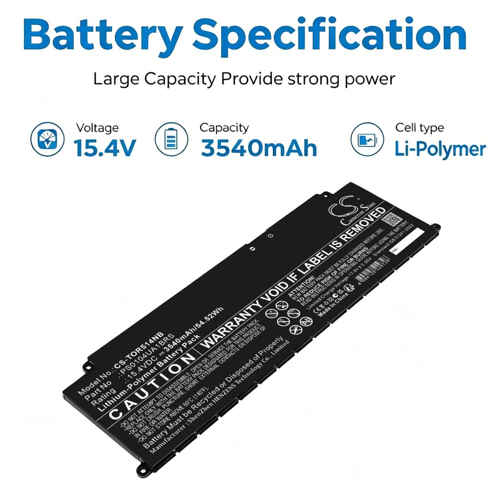 Baterie kompatibilní s Toshiba CS-TOR514NB