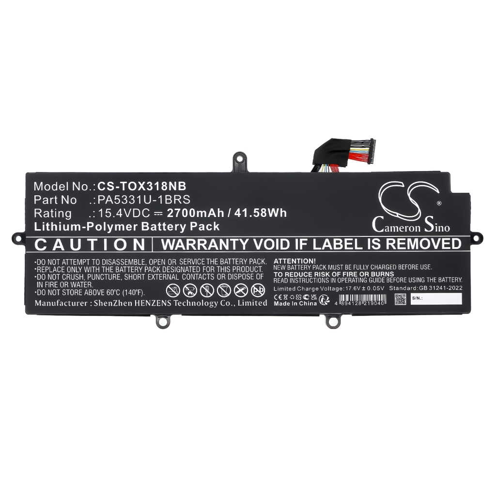 Notebook battery Toshiba Portege R30-A