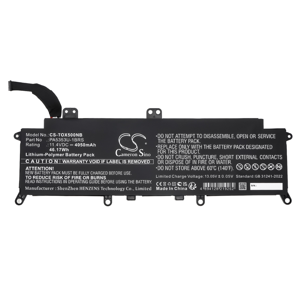 Baterie do notebooků Toshiba CS-TOX500NB