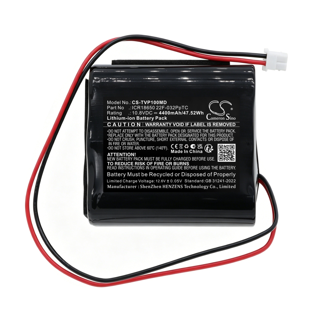 Battery compatible with Tecme CS-TVP100MD