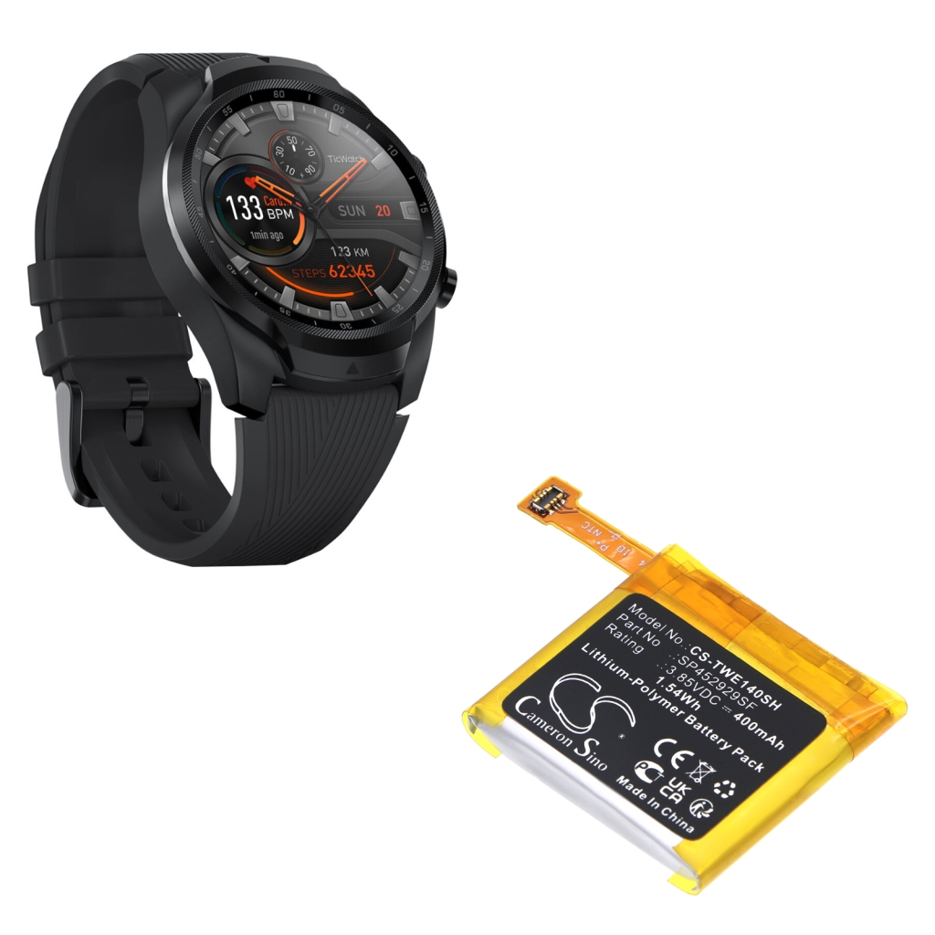 Batérie pre inteligentné hodinky Ticwatch CS-TWE140SH