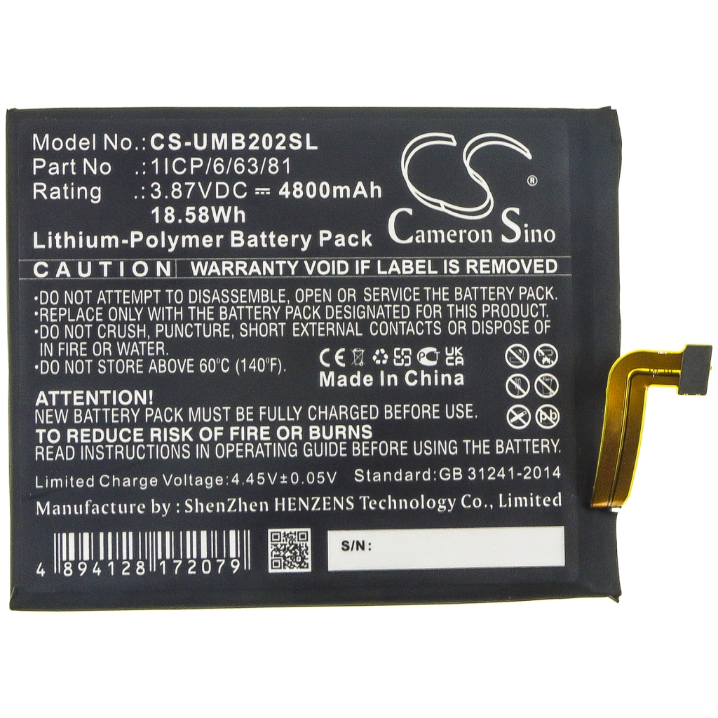 Batérie pre mobilné telefóny Umi CS-UMB202SL