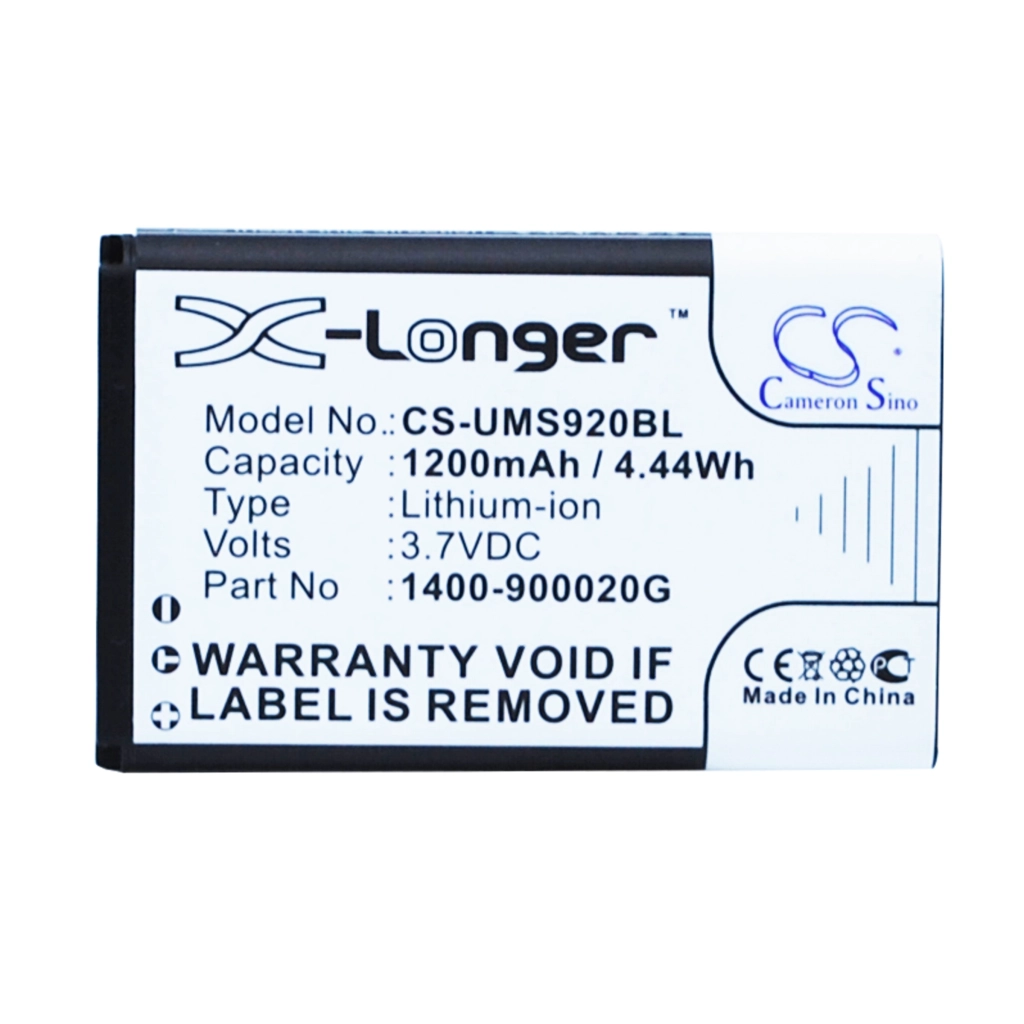BarCode, Scanner Battery Unitech CS-UMS920BL