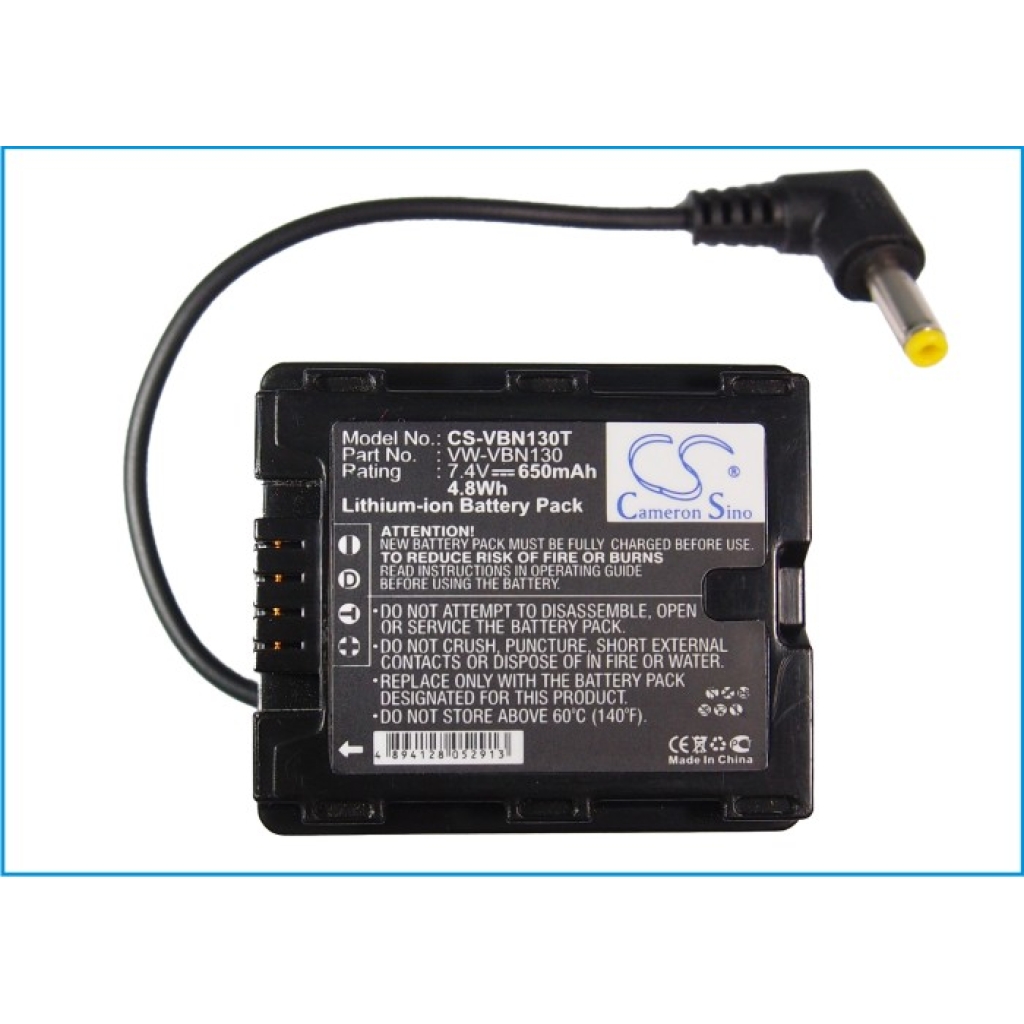 Battery compatible with Panasonic CS-VBN130T