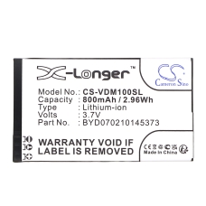 Kompatibilní náhrada baterie za Vodafone BYD070210145373