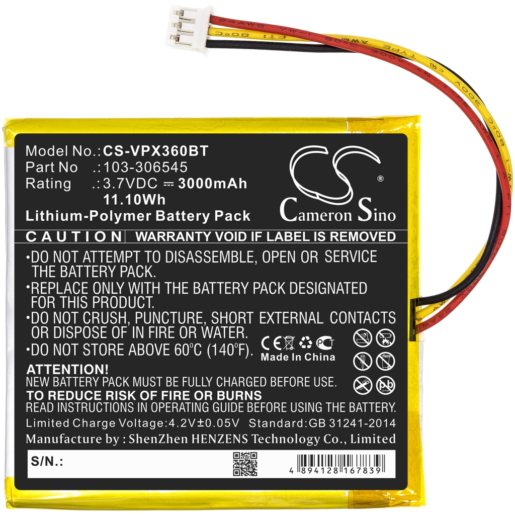 Batéria pre domáce bezpečnostné kamery Visonic CS-VPX360BT