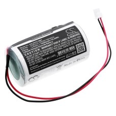 Compatible battery replacement for Visonic 0-102710,0-9912-K,09912K,88030498,ER34615M...